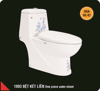 Bồn cầu 1 khối Hảo Cảnh 100-HC07 Bồn cầu 1 khối Hảo Cảnh 100-HC07