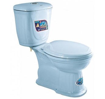 Bồn cầu 1 nhấn Dolacera (màu xanh ) Bồn cầu 1 nhấn Dolacera (màu xanh )