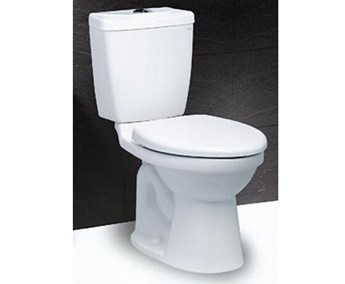 Bồn cầu 2 khối Caesar CT 1325 - 1 nhấn nắp thường 