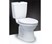 Bồn cầu 2 khối Caesar CTS 1325 - 1 Nhấn