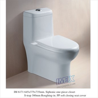 Bồn cầu sứ Imex IM 6171 Bồn cầu sứ Imex IM 6171