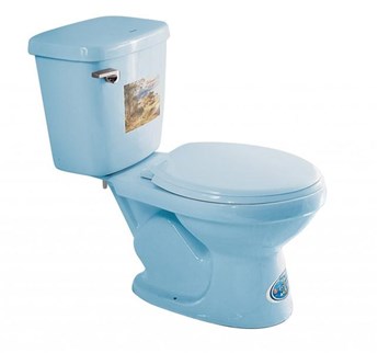 Bồn cầu tay gạt Dolacera (màu xanh) Bồn cầu tay gạt Dolacera (màu xanh)