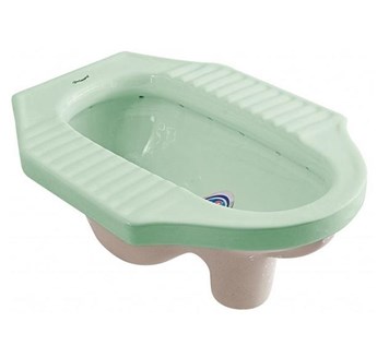Bồn cẩu xổm Dolacera (màu xanh) Bồn cẩu xổm Dolacera (màu xanh)