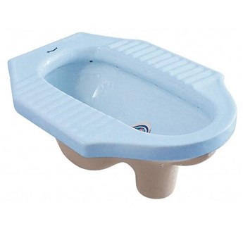 Bồn cầu xổm Dolacera (màu xanh) Bồn cầu xổm Dolacera (màu xanh)
