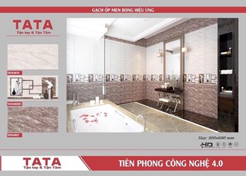 Bộ gạch ốp tường 30x60cm TATA 3619