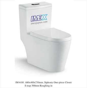 Bồn cầu 1 khối Imex IM6181 Bồn cầu 1 khối Imex IM6181