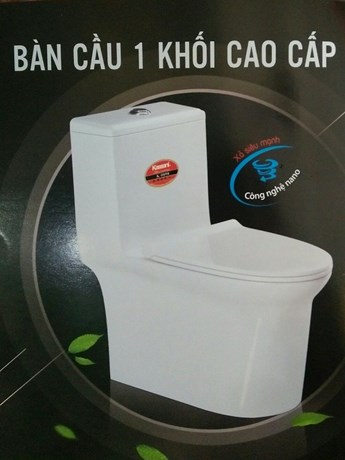 Bồn cầu Thái Lan 1 khối KASSANI 0898 Bồn cầu Thái Lan 1 khối KASSANI 0898