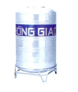 Bồn nước Inox 310 lít đứng Hồng Giao  Bồn nước Inox 310 lít đứng Hồng Giao