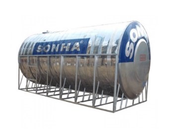 Bồn nước Inox Công nghiệp SƠN HÀ 15000 lít ngang Bồn nước Inox Công nghiệp SƠN HÀ 15000 lít ngang