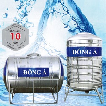 Bồn nước Inox Đông Á 3500 lít ngang Bồn nước Inox Đông Á 3500 lít ngang
