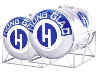 Bồn nước Inox nằm Hồng Giao 3.000 Lít Bồn nước Inox nằm Hồng Giao 3.000 Lít