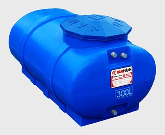 Bồn nước nhựa tiêu chuẩn Nam Thành 300 lít nằm
