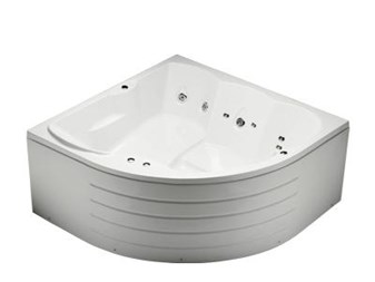 Bồn tắm đôi góc Massage chân yếm Caesar MT5165
