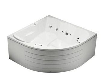 Bồn tắm đôi góc Massage chân yếm Caesar MT5165 Bồn tắm đôi góc Massage chân yếm Caesar MT5165