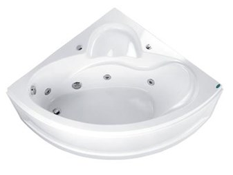 Bồn tắm góc Massage chân yếm  Caesar MT5120