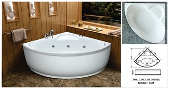 Bồn tắm góc  Việt Mỹ 13M Bồn tắm góc  Việt Mỹ 13M