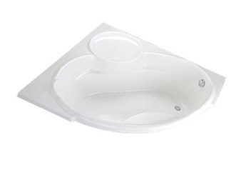 Bồn tắm góc không chân không yếm CAESAR AT-5150A Bồn tắm góc không chân không yếm CAESAR AT-5150A