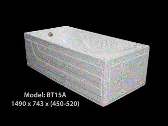 Bồn tắm nằm Rồng Châu Á BT15A Bồn tắm nằm Rồng Châu Á BT15A