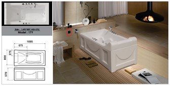 Bồn tắm nằm Việt Mỹ 17Y