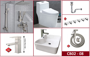 COMBO KHUYẾN MÃI TBVS PHONG TẮM  COMBO KHUYẾN MÃI TBVS PHONG TẮM
