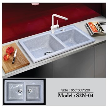 Chậu rửa chén đá Việt Mỹ S2N-04 Chậu rửa chén đá Việt Mỹ S2N-04