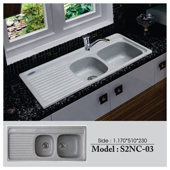 Chậu rửa chén đá Việt Mỹ S2NC-03 Chậu rửa chén đá Việt Mỹ S2NC-03
