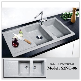 Chậu rửa chén đá Việt Mỹ S2NC-06 Chậu rửa chén đá Việt Mỹ S2NC-06