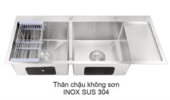 Chậu rửa chén inox 304 10048K Chậu rửa chén inox 304 10048K