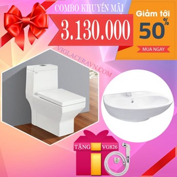 Combo Bồn cầu Viglacera V42 Combo Bồn cầu Viglacera V42