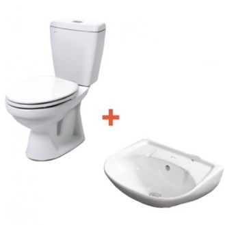Combo INAX bồn cầu C108VA + lavabo L280V Combo INAX bồn cầu C108VA + lavabo L280V
