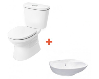Combo INAX bồn cầu C306VA + lavabo L284V Combo INAX bồn cầu C306VA + lavabo L284V