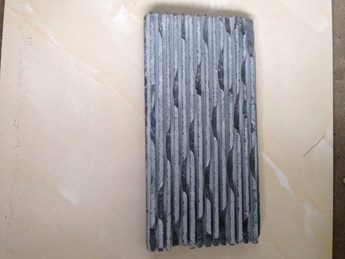 Đá răng lược đen 10x20cm Đá răng lược đen 10x20cm