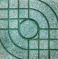 Gạch Terrazzo mắt nai QP1- màu xanh Gạch Terrazzo mắt nai QP1- màu xanh