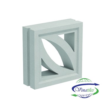 Gạch bông gió Vinatiles N002- TRẮNG Gạch bông gió Vinatiles N002- TRẮNG