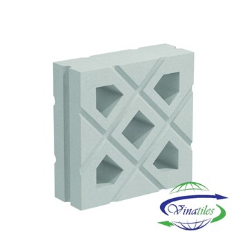 Gạch bông gió Vinatiles N016 - TRẮNG Gạch bông gió Vinatiles N016 - TRẮNG