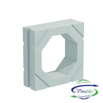 Gạch bông gió Vinatiles N017 - TRẮNG Gạch bông gió Vinatiles N017 - TRẮNG