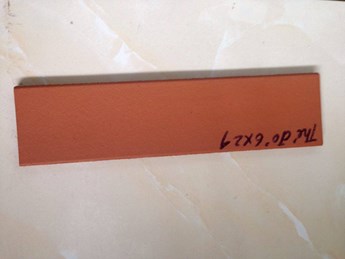Gạch gốm thẻ đỏ 6x24cm Gạch gốm thẻ đỏ 6x24cm