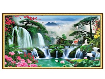 Gạch tranh phong cảnh A167 Gạch tranh phong cảnh A167