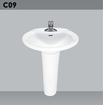Lavabo chân đứng Hảo Cảnh C09 Lavabo chân đứng Hảo Cảnh C09