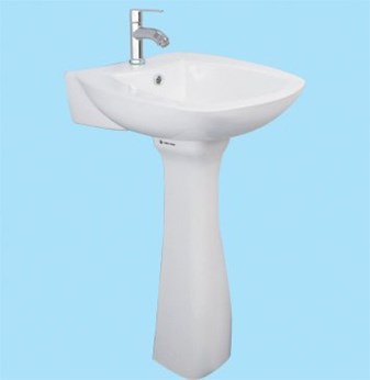 Lavabo chân đứng Thiên Thanh LT65LLT/PD0100T