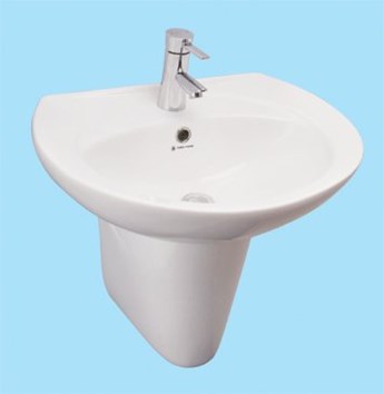 Lavabo chân treo Thiên Thanh LT35LLT/PT3500T Lavabo chân treo Thiên Thanh LT35LLT/PT3500T