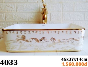 Lavabo đặt bàn Napoco 4033 Lavabo đặt bàn Napoco 4033