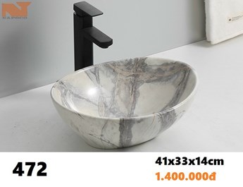 Lavabo đặt bàn Napoco 472 Lavabo đặt bàn Napoco 472