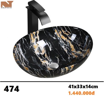 Lavabo đặt bàn Napoco 474 Lavabo đặt bàn Napoco 474