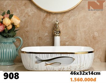 Lavabo đặt bàn Napoco 908 Lavabo đặt bàn Napoco 908