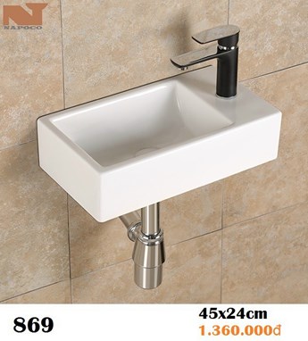 Lavabo kệ treo Napoco 869 Lavabo kệ treo Napoco 869