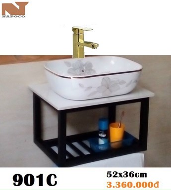 Lavabo kệ treo Napoco 901C Lavabo kệ treo Napoco 901C