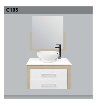 Lavabo tủ gương Hảo Cảnh C103