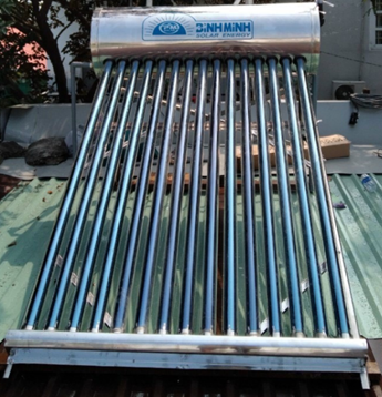 Máy nước nóng Năng lượng mặt trời Bình Minh 180 lít Máy nước nóng Năng lượng mặt trời Bình Minh 180 lít