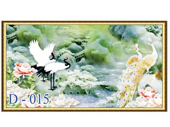 Tranh gạch giả ngọc D015 Tranh gạch giả ngọc D015